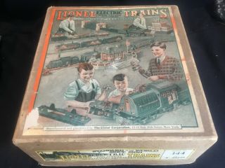 Lionel Prewar Outer Set Box Only For 144 Outfit 262e 613 614 615 Passenger Cars