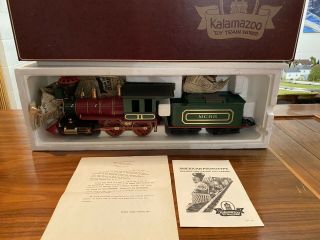 Kalamazoo G Scale Mountain Central 4 - 4 - 0 Locomotive 11 And Tender
