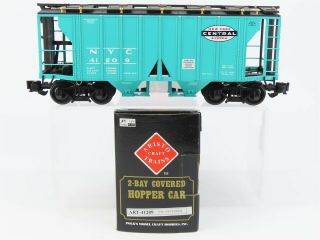 G Scale Aristocraft Art - 41209 Nyc York Central 2 - Bay Covered Hopper 41209