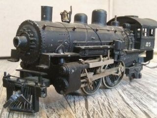 Vintage Ho Scale Miniature Die - Cast Train Steam Engine Locomotive