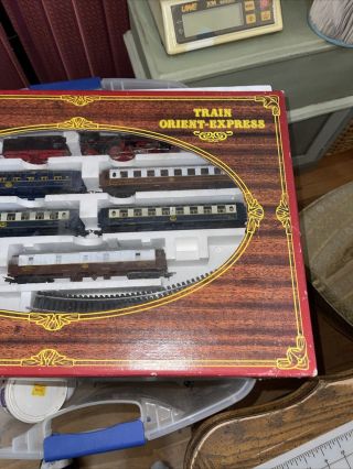 Vintage Lima Ho Scale Orient - Express Train Set No Transformer