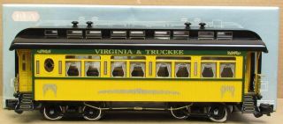 Rea - 31003 V&t/virginia & Truckee Coach Passenger Car W/lights G - Gauge