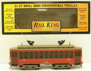 Mth 30 - 2512 - 0 Brill Semi - Convertible Trolley Allentown Ln/box