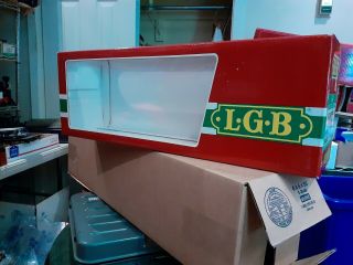 Lgb Passenger Car Box.  With Insert And Outer Cover W Foam Blanket.  3/3080 1/3081