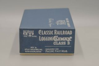 United Pacific Fast Mail Brass Hon3 Logging Climax Class B (empty Box)
