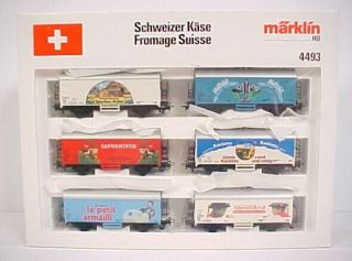 Marklin 4493 Schweizer Freight Car Set Ln/box