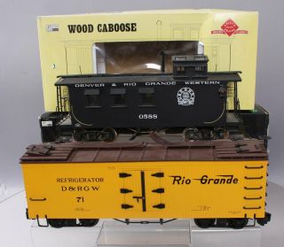 Aristo - Craft G D&rgw Freight Cars: 46002 Boxcar And 82101 Caboose [2]/box