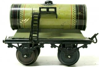 Vintage Pre - War Karl Bub (kbn) 1 - Gauge Tin Lithographed Oil Tanker