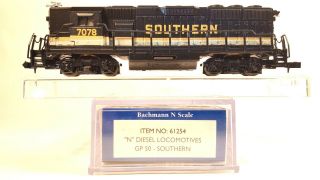 N Bachmann 61254 Emd Gp50 Southern Locomotive 7078  Lnib
