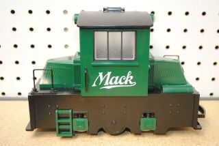 Hlw Hartland Locomotive Mack Diesel Green Locomotive G - Scale