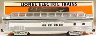 Lionel 6 - 19128 Santa Fe Aluminum Full Vista Dome Car 507 Ex/box