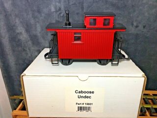 Hartland Undecorated Mini Caboose Box G Scale