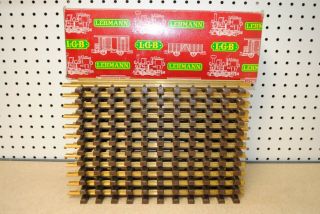 Lgb 1000 X 12 300mm Brass Straight Track W/box G - Scale