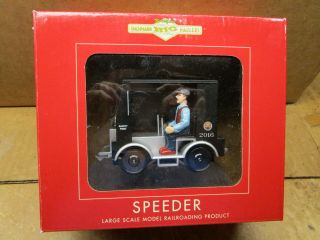 Bachmann 96254 G Scale Southern Pacific Black Widow Ls Speeder - Boxed