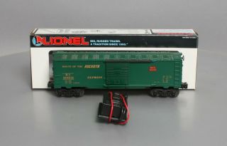 Lionel 6 - 16631 Rock Island Boxcar With Steam Railsounds Ex/box