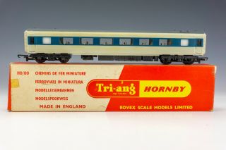 Tri - Ang Hornby Railways R425 Pullman Parlour Car Type 6 Blue With Seats - Boxed