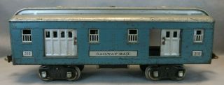 Vintage Lionel Prewar Standard Gauge 310 Railway Mail Baggage Car