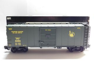 G Scale - Aristocraft - Jersey Central Lines Steel Box Car Train Cnj Art - 46094