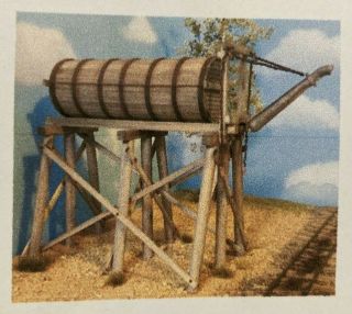 O On3 On30.  Craftsman Kit.  Wooden Logging Water Tank.  By Morgan Hill Models.