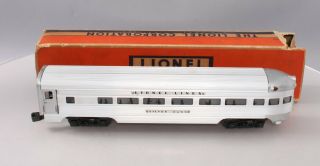Lionel 2531 Vintage O Lionel Lines Silver Dawn Aluminium Observation Car Ex/box