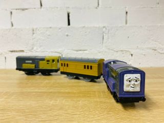 Dodge & Splatter & Coach - Thomas & Friends Trackmaster Motorised Tomy Trains