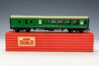 Hornby Dublo Railways - 00 Gauge - 4055 Corridor Coach Brake 2nd S.  R.  - Boxed