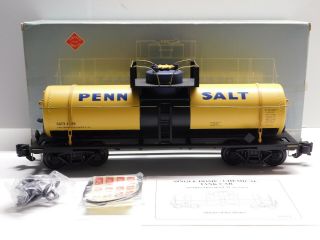 G Scale - Aristocraft - Penn Salt Single Dome Tank Car Train Art - 41399 Rare