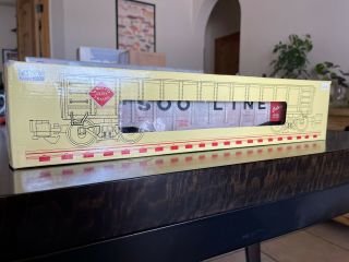 g scale model trains: Aristo Craft 1:29 SOO Line Drop End Gondola 3