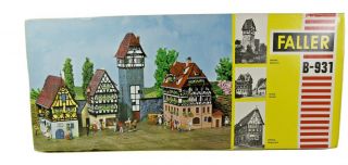 Ho Vintage Vintage Faller B - 931 Franconian Bavarian Buildings Kit In Orig Box