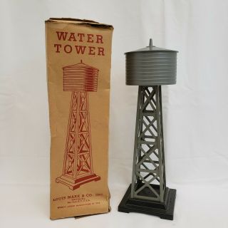 Vintage Louis Marx - No.  0165 - Water Tower -