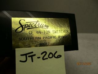 Jt - 206 Spectrum Ho 80017 Ge 44 Ton Switcher Southern Pacific