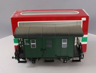Lgb 4039 - Green Baggage Car W/metal Wheels Ln/box