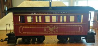 Kalamazoo G Scale " Mountain Central Passenger Car " 1865 - 1 Pre - Owned