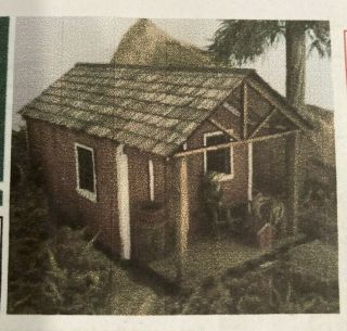 O On3 On30.  Craftsman Kit.  Mining / Logging Cabin.  By Kitwood Hill Models.