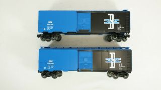 Lionel Standard O Scale Boston & Maine B&m 9464 - 398 Sd Box Car Set No Box S16