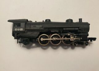 Vintage Ho Scale Rivarossi 4 - 6 - 2 Steam Locomotive 6448 For Repair Runs Well