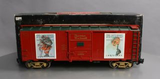 Aristo - Craft 46037 - 3 G Scale Norman Rockwell Christmas Steel Box Car/box