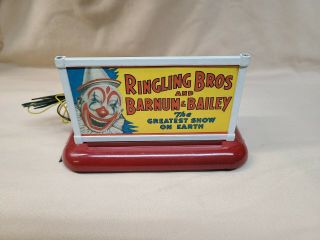Vintage American Flyer Custom Ringling Bros Lighted Whistling Billboard