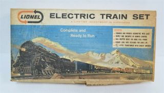 W222 Vintage Lionel Steam Freight Electric Train Set No 19438
