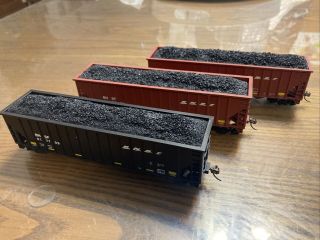Ho Scale (3) Coal Hoppers Bnsf