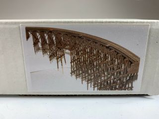 Njv Models N Craftsman Curved Trestle Bridge Kit 1016