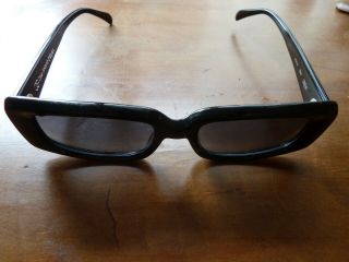 Vintage Oliver Goldsmith England Black Sunglasses “drew” 5 1/4 Inches 50 18 - 145
