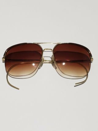 Vintage 6 1/2 American Optical Pilot Aviator Sunglasses Gradient Lenses