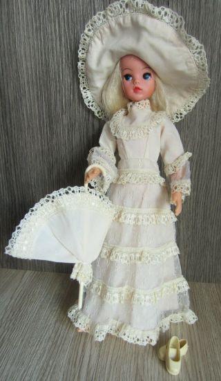 Lovely Vintage Pedigree Sindy Doll,  In Her Complete Royal Occasion Outfit,  1977