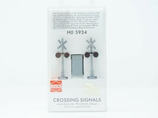 Ho 1/87 Scale Busch 5934 Crossing Signals -