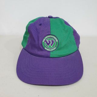 Vintage Wimbledon The Championships 90s Adjustable Hat Cap Kent & Curwen Rare