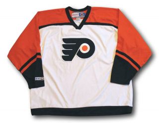 Vintage Retro 2000s Nhl Philadelphia Flyers Ccm Ice Hockey Jersey Size 2xl
