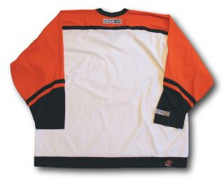 Vintage Retro 2000s NHL Philadelphia Flyers CCM Ice Hockey Jersey Size 2XL 3