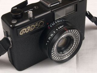 Vintage Fed 50 Automatic Industar 81 2.  8/38 Film Camera USSR Soviet Union 3