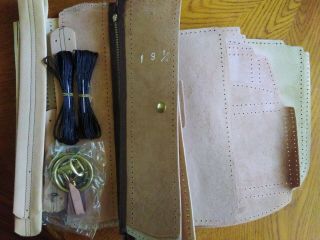 Vintage Tandy Leather Handbag Purse Kit Complete 4281 Masterpiece Handbag Kit 3